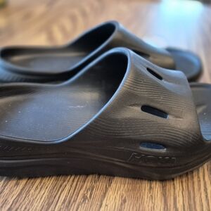 Hoka Black Slide Sandals